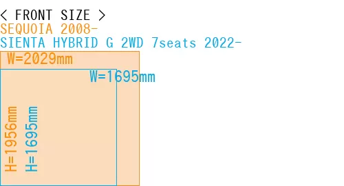 #SEQUOIA 2008- + SIENTA HYBRID G 2WD 7seats 2022-